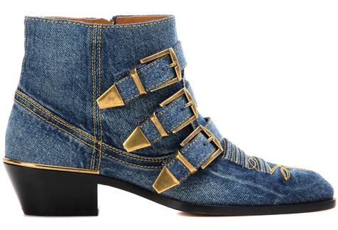 cheaper version of chloe boots|chloe denim boots.